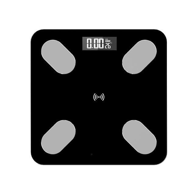 Bluetooth Body Scale black Smart Body Scale Mobile App Weight Monitoring